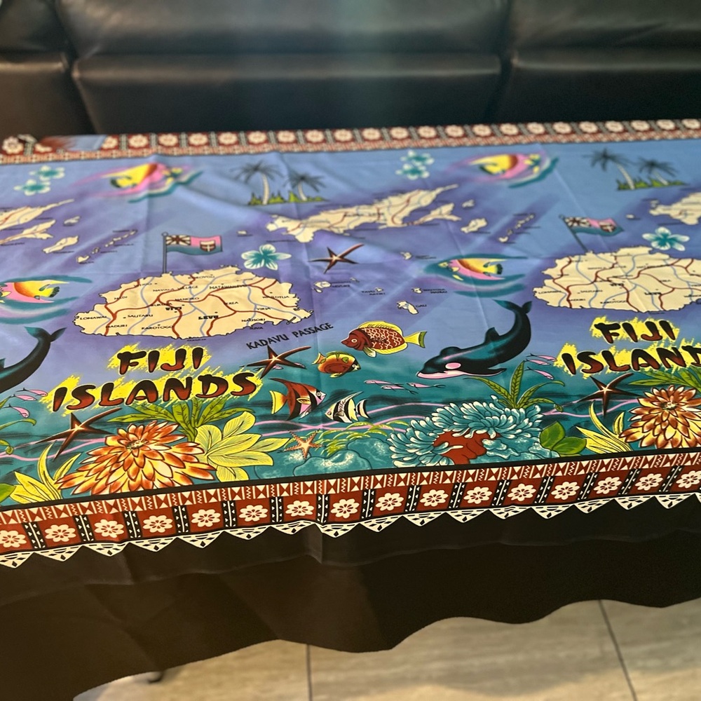 Fiji Islands Themed Tablecloth